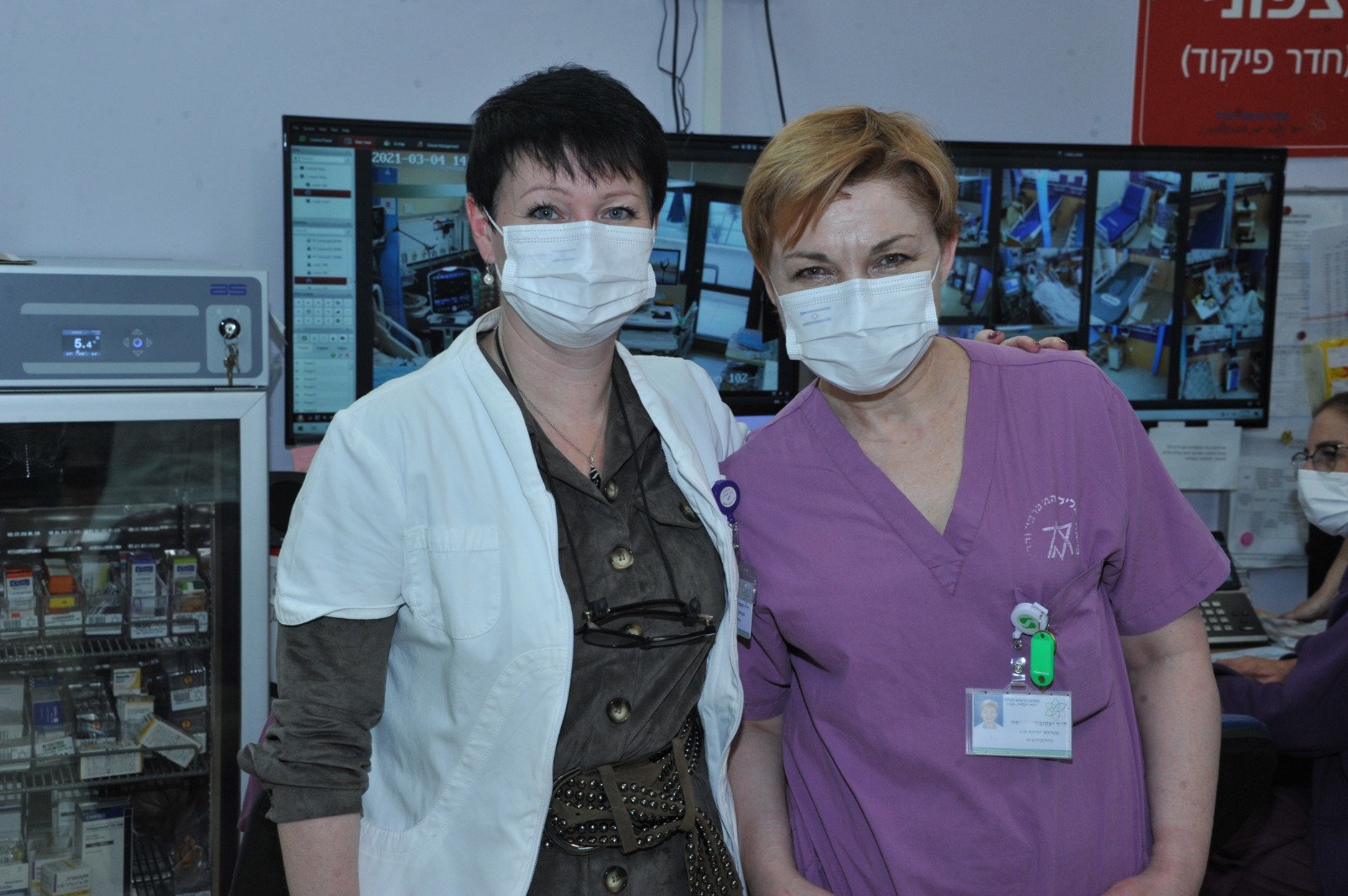 שתי הנשים שמנהלות את מחלקת הקורונה הקשה ביותר במרכז הרפואי לגליל