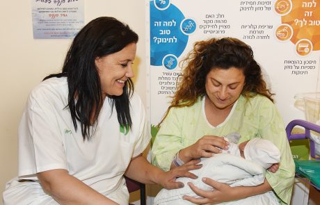 שבוע ההנקה במרכז סבן בסורוקה בסימן :"בריא ואפשרי,היכן ומתי שתרצי"