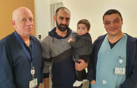 ניתוח מום נדיר בסרעפת הציל חיים של תינוק במרכז הרפואי זיו
