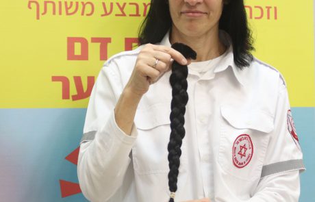 מנות דם ושיער לחולי סרטן – "יום תרומות כפול" במד"א